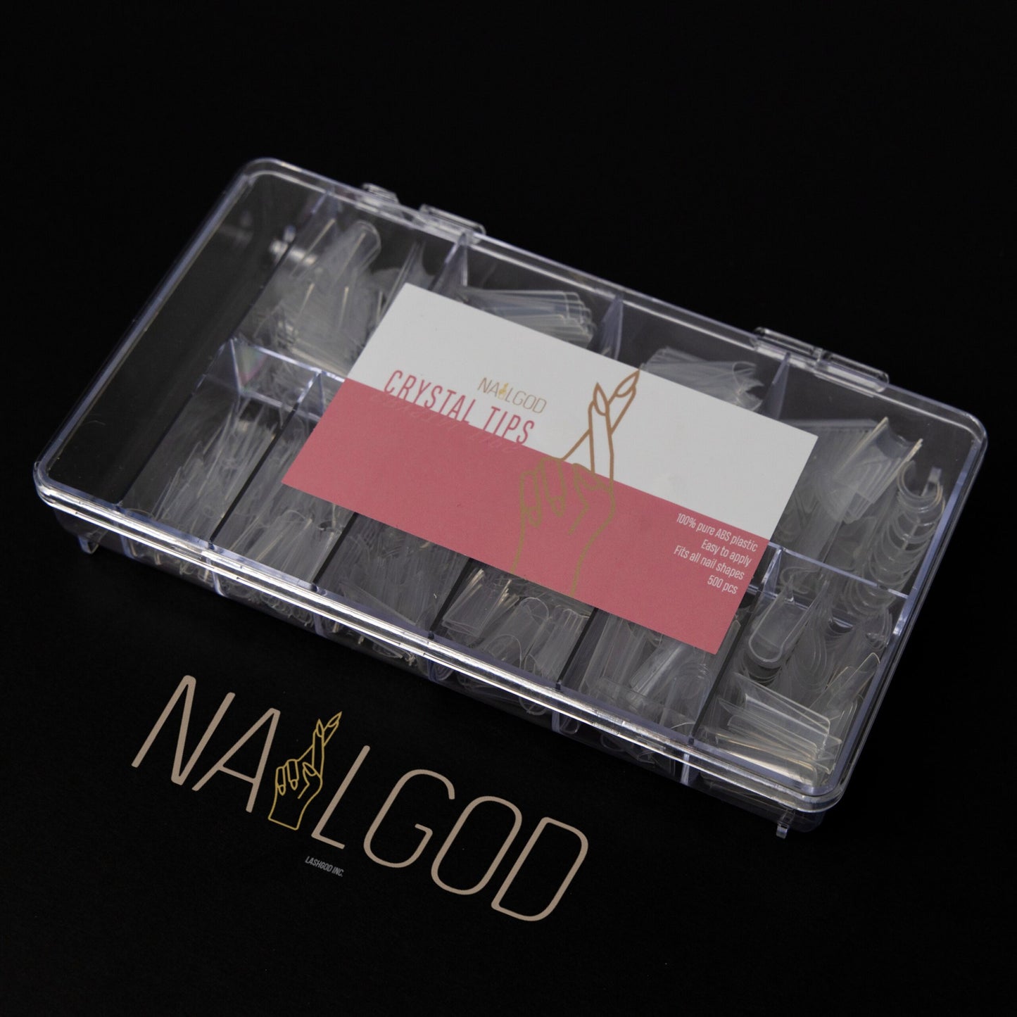 Stiletto Crystal Tips - Lash God