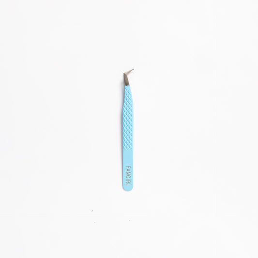 Baby Blue Fan Girl Tweezer - Lash God