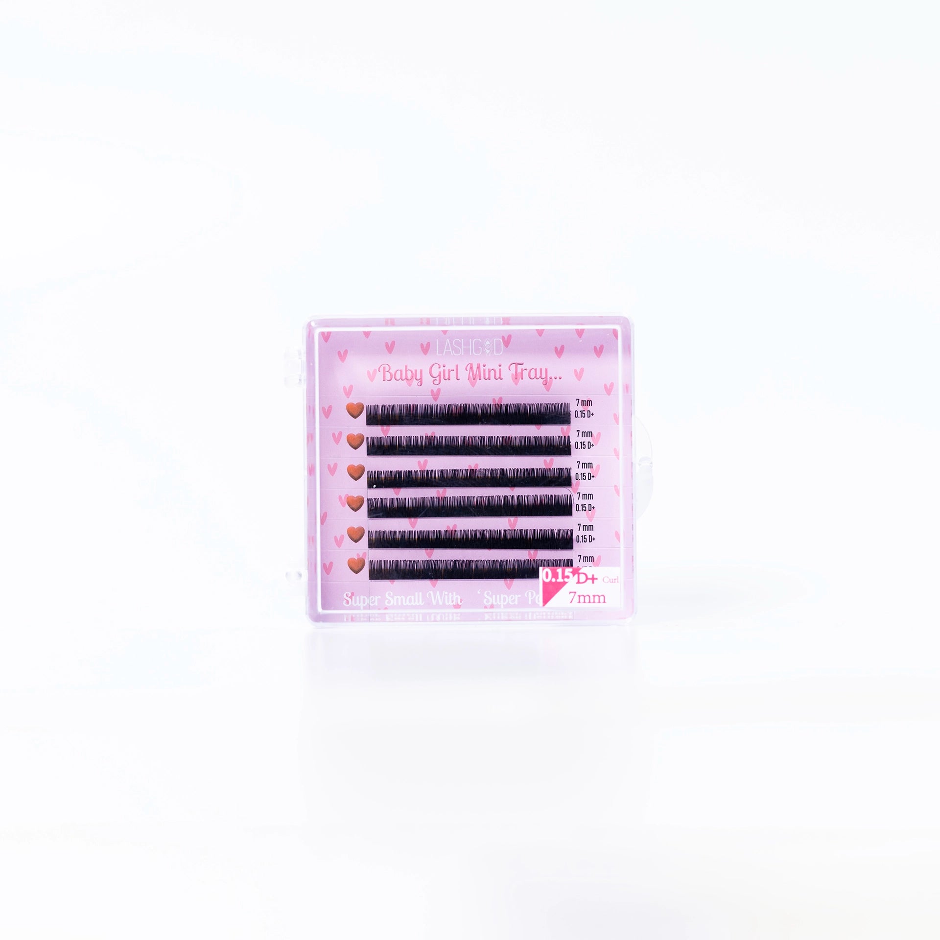 Baby Girl Mini Eyelash Extension Trays- Mixed Tray - Lash God