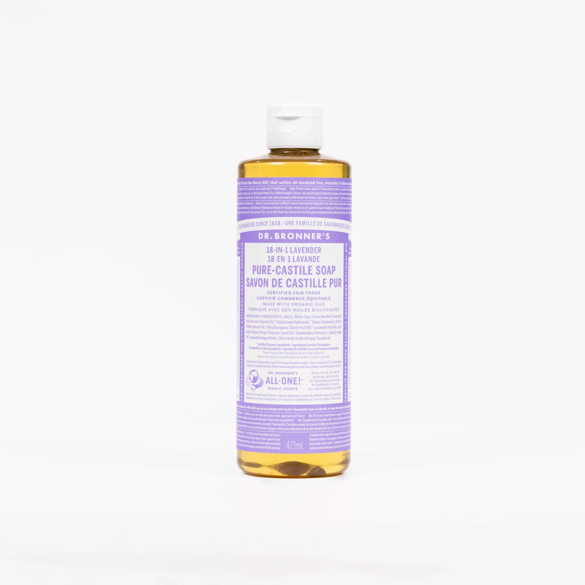 Dr.Bronner Pure-Castile Liquid Soap Lavender - Lash God