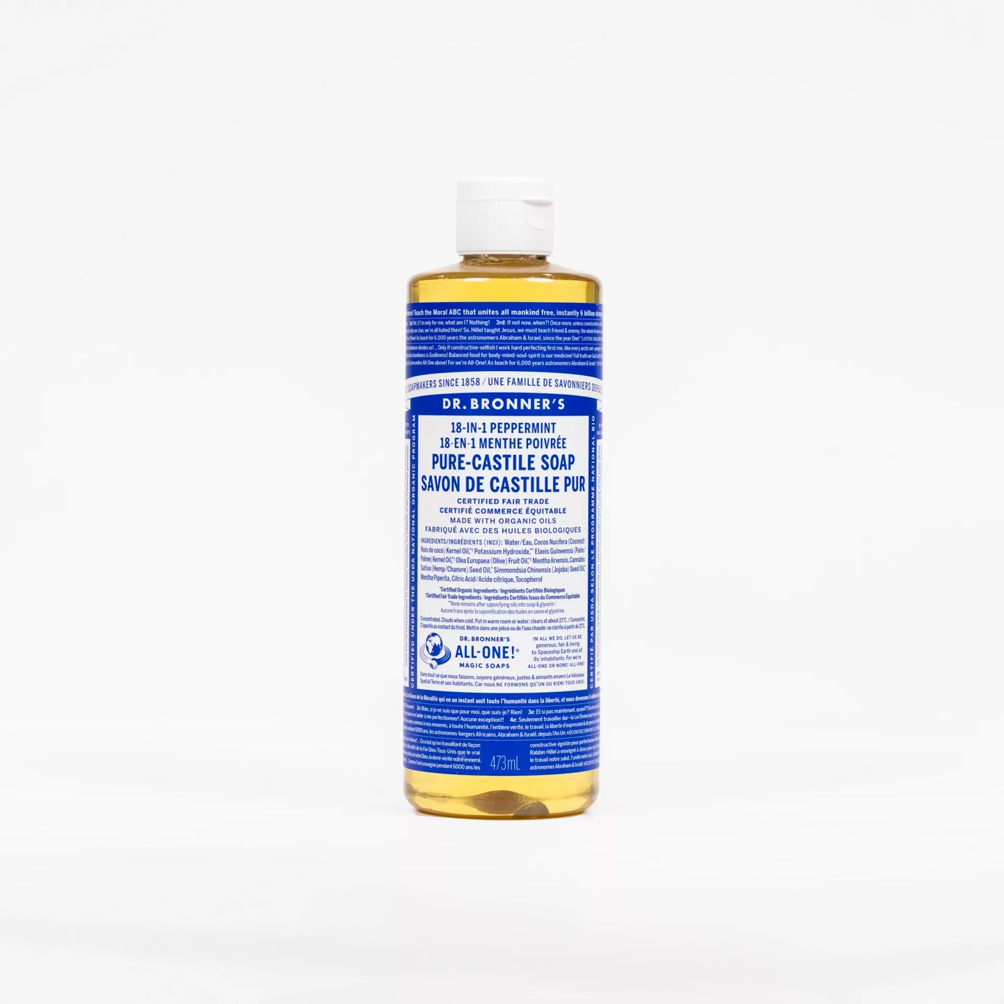 Dr.Bronner Pure-Castile Liquid Soap Peppermint - Lash God