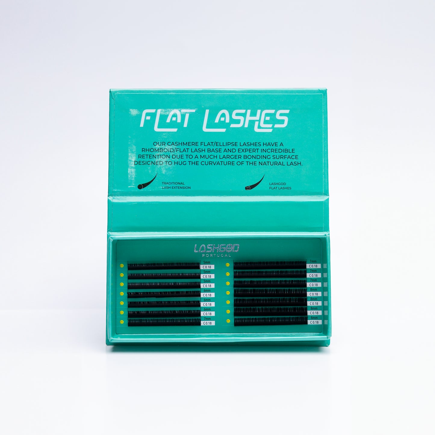 LASHGOD Portugal Flat Classic Mixed Lashes - Lash God