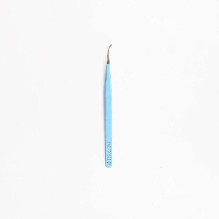 Baby Blue Lady Isolation Tweezer - Lash God