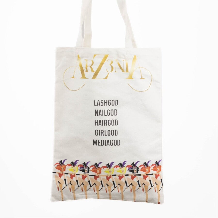 ARZENIA Reusable Canvas Logo Bag  - Lash God