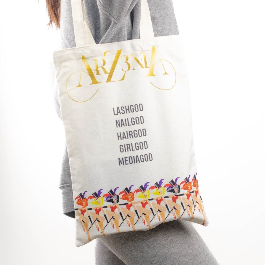 ARZENIA Reusable Canvas Logo Bag  - Lash God