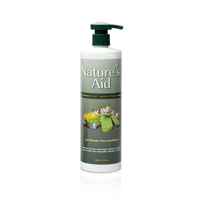 NATURE'S AID- All Natural Skin Gel Aloe Vera 500Ml - Lash God