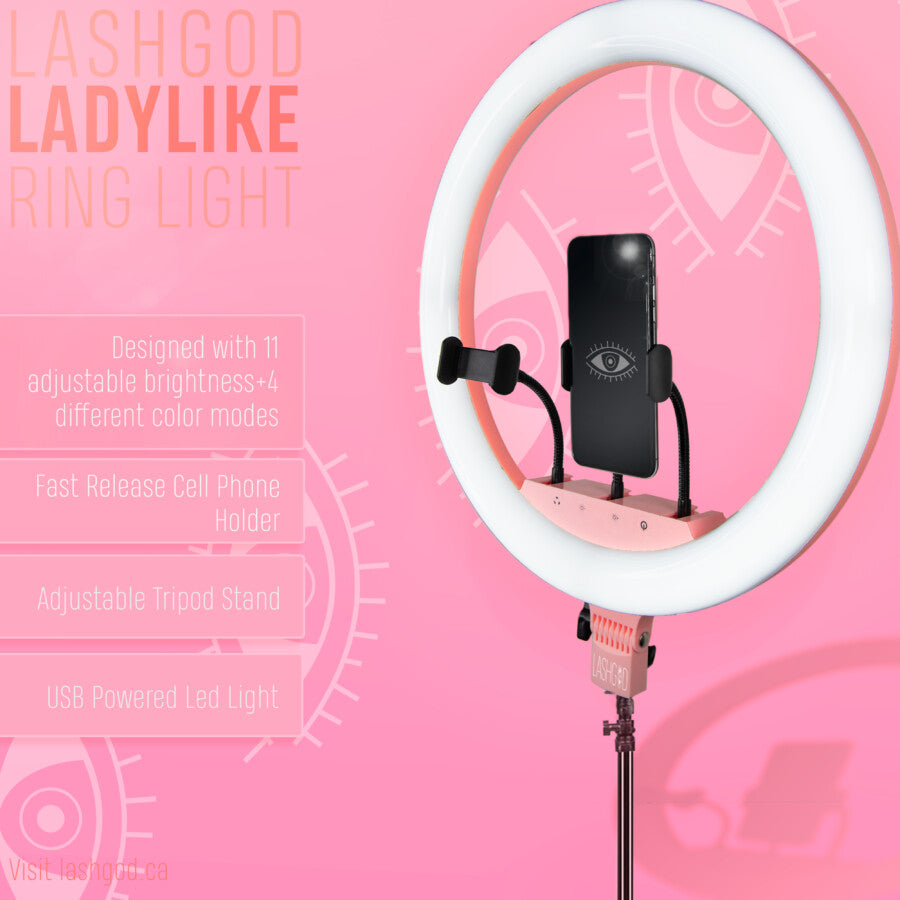 Lashgod Lady Like Ring Light - Lash God