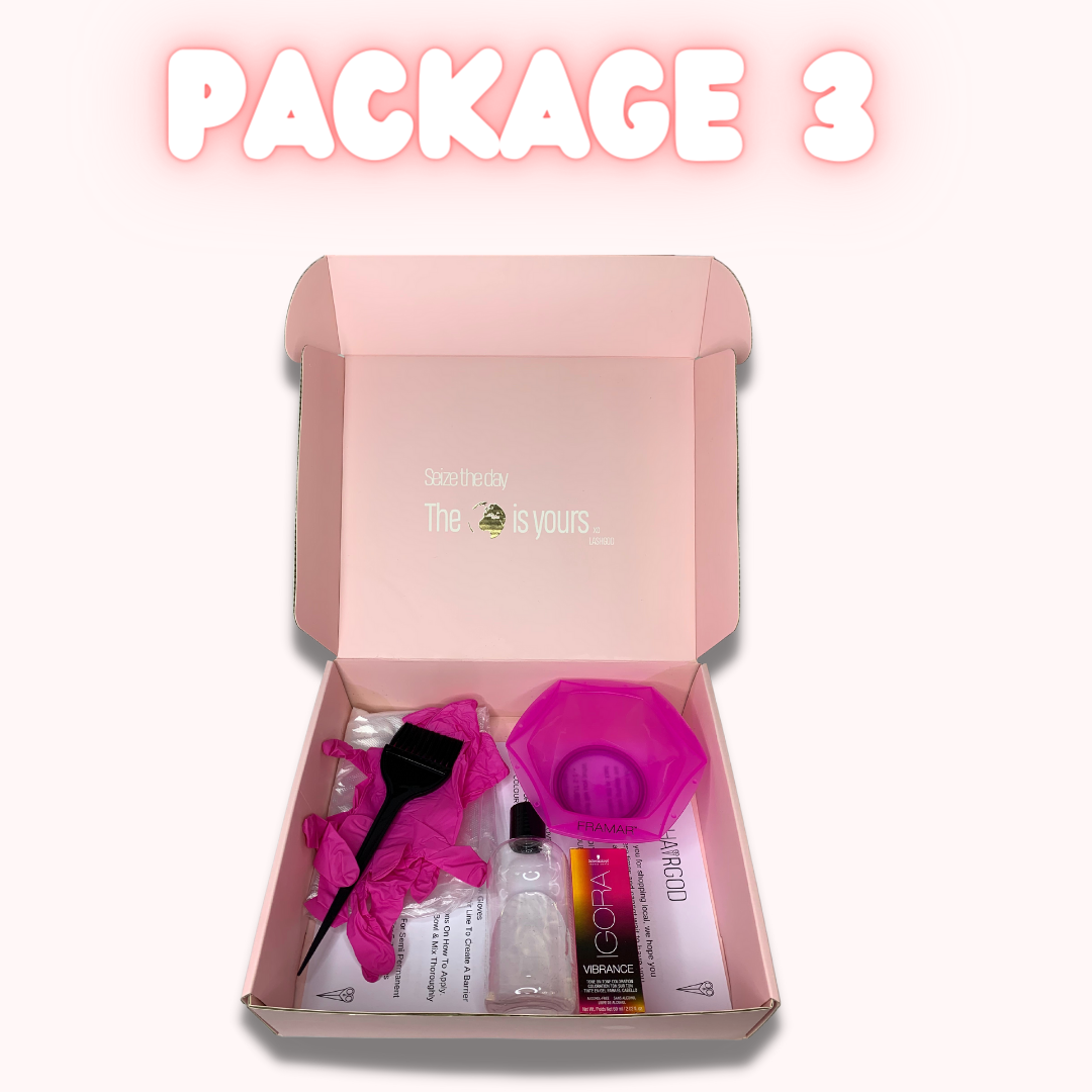 Hairgod DIY At Home Colour Kit - Package 3 - Lash God