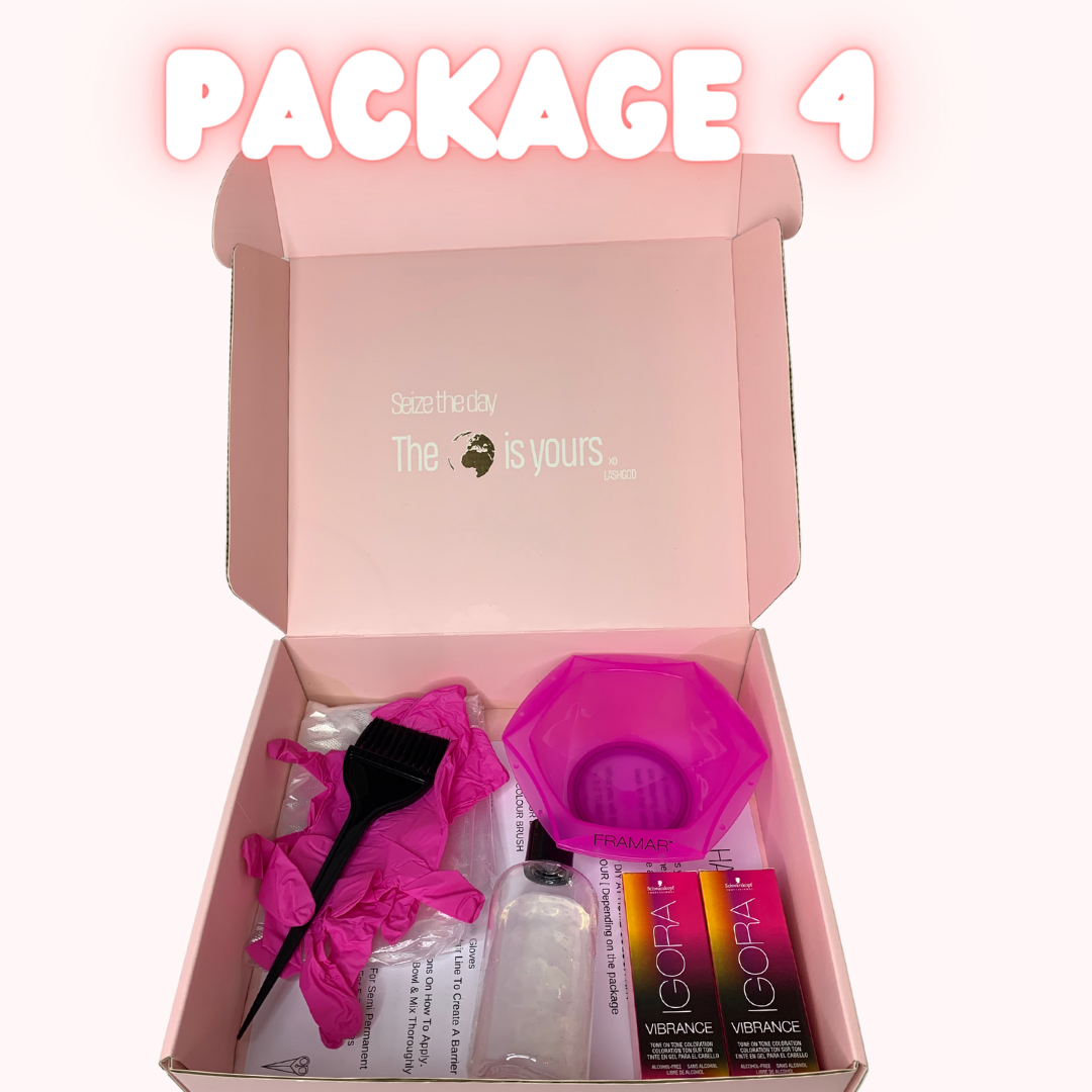 Hairgod DIY At Home Colour Kit - Package 4 - Lash God