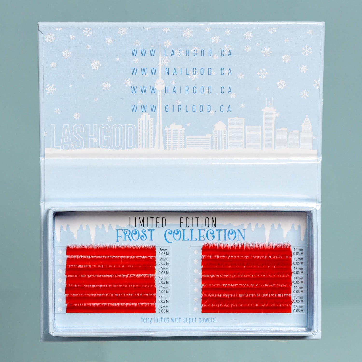 Lashgod Frost Collection Candy Cane Red - Lash God