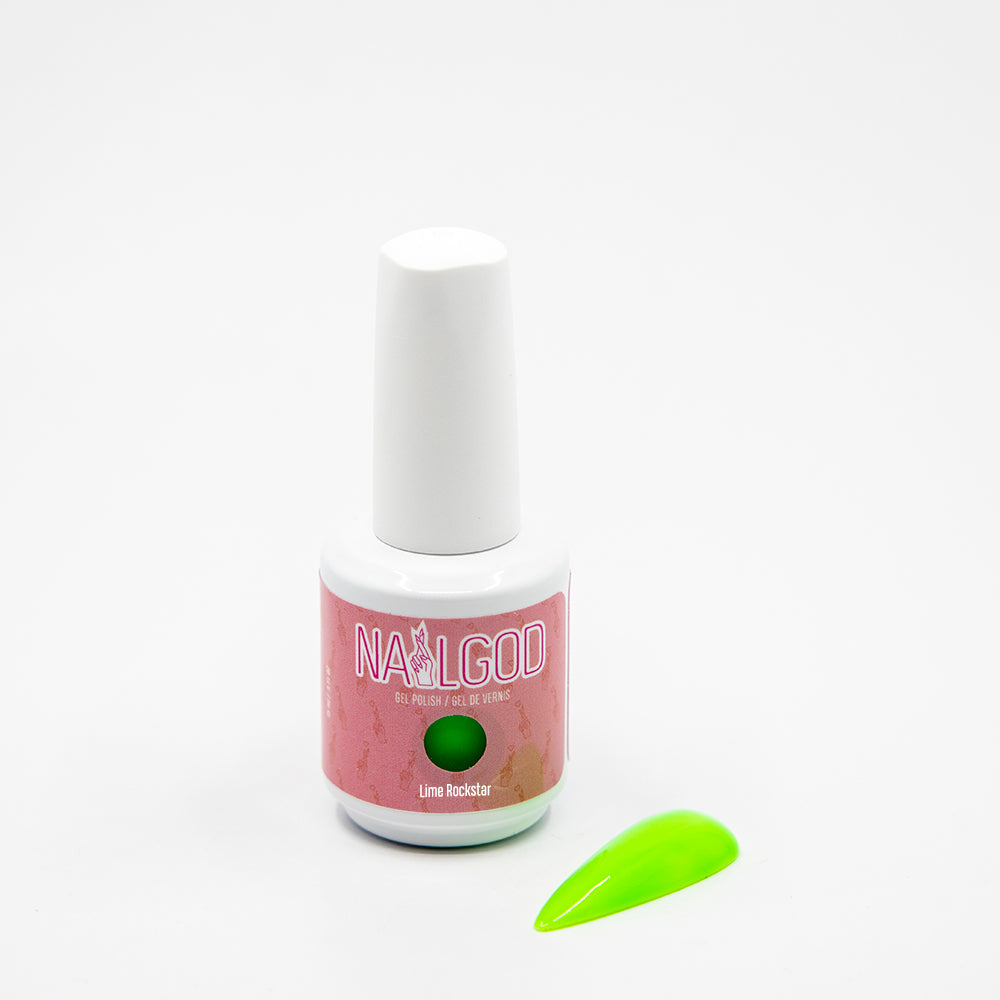 "Lime Rockstar" Gel Polish #033 - Lash God