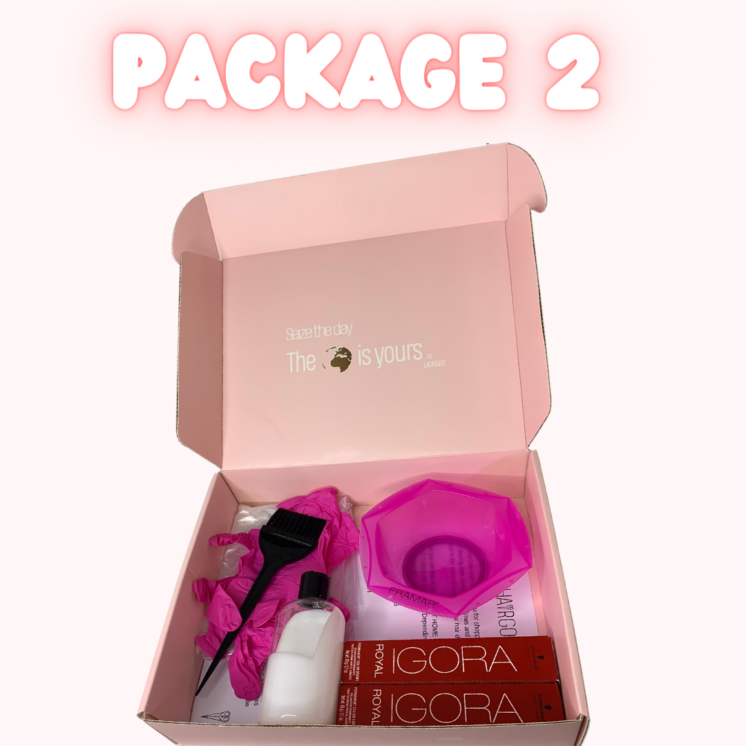 Hairgod DIY At Home Colour Kit - Package 2 - Lash God